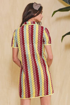 Thread Theory Crochet Mini Dress