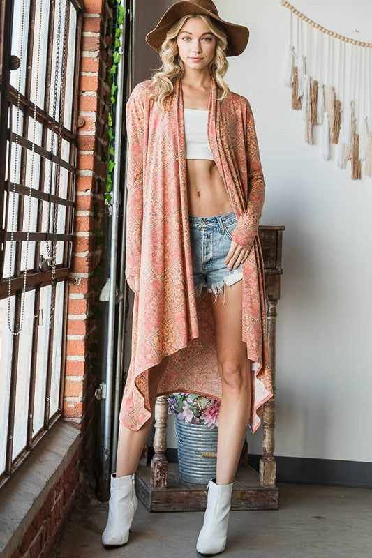 Desert Drift Long Cardigan