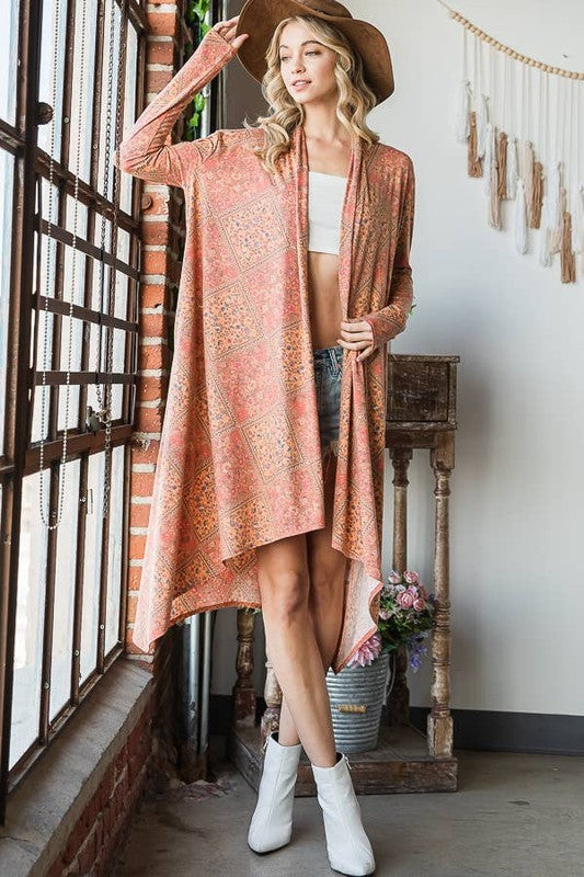 Desert Drift Long Cardigan
