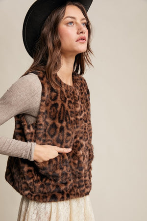 On The Prowl Leopard Print Faux Fur Fest