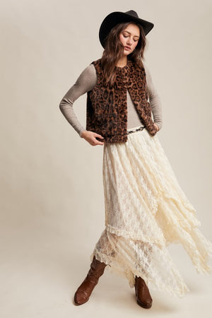 On The Prowl Leopard Print Faux Fur Fest