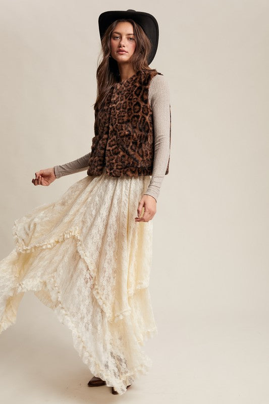 On The Prowl Leopard Print Faux Fur Fest