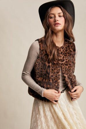 On The Prowl Leopard Print Faux Fur Fest