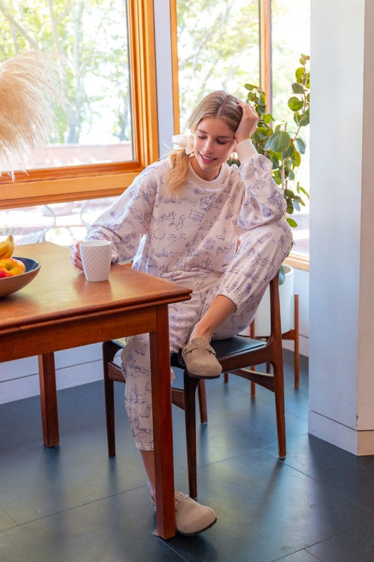 Hooked On A Feeling Western Sweat Set