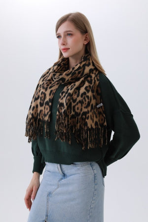 On The Prowl Leopard Scarf