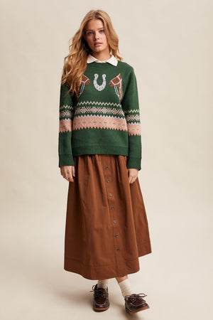 The Equestrian Pullover Sweater