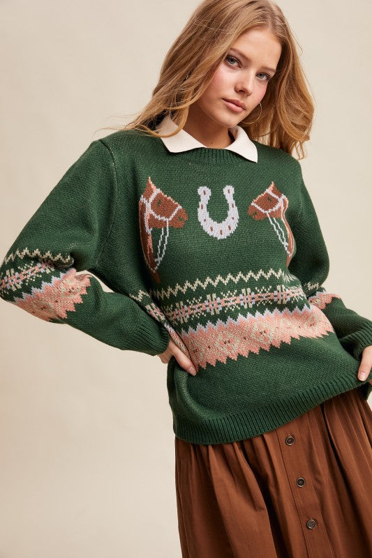 The Equestrian Pullover Sweater