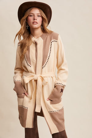 Hay There Horse Cardigan Sweater