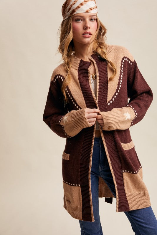 Hay There Horse Cardigan Sweater