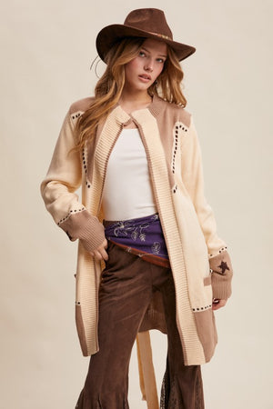 Hay There Horse Cardigan Sweater