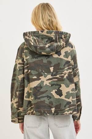 In Plain Sight Oversized Camo Jacket