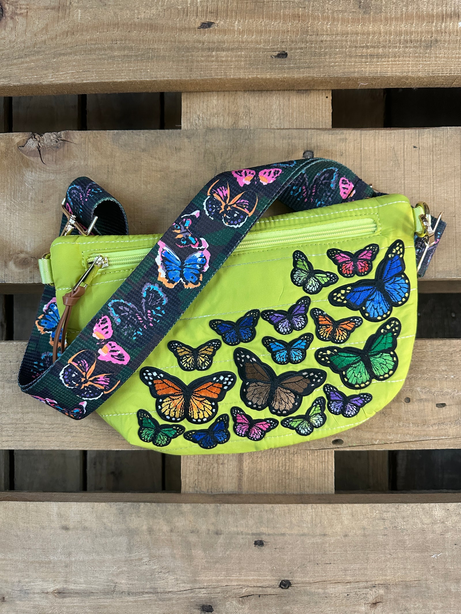 Puff Mommy Quilted Nylon Sling Bag