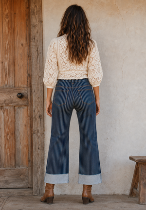 Engine Engine No. 9 Western Pinstripe Jeans