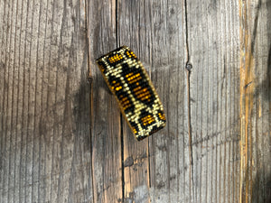 Kaqchi Leopard Leather Cuff Bracelet