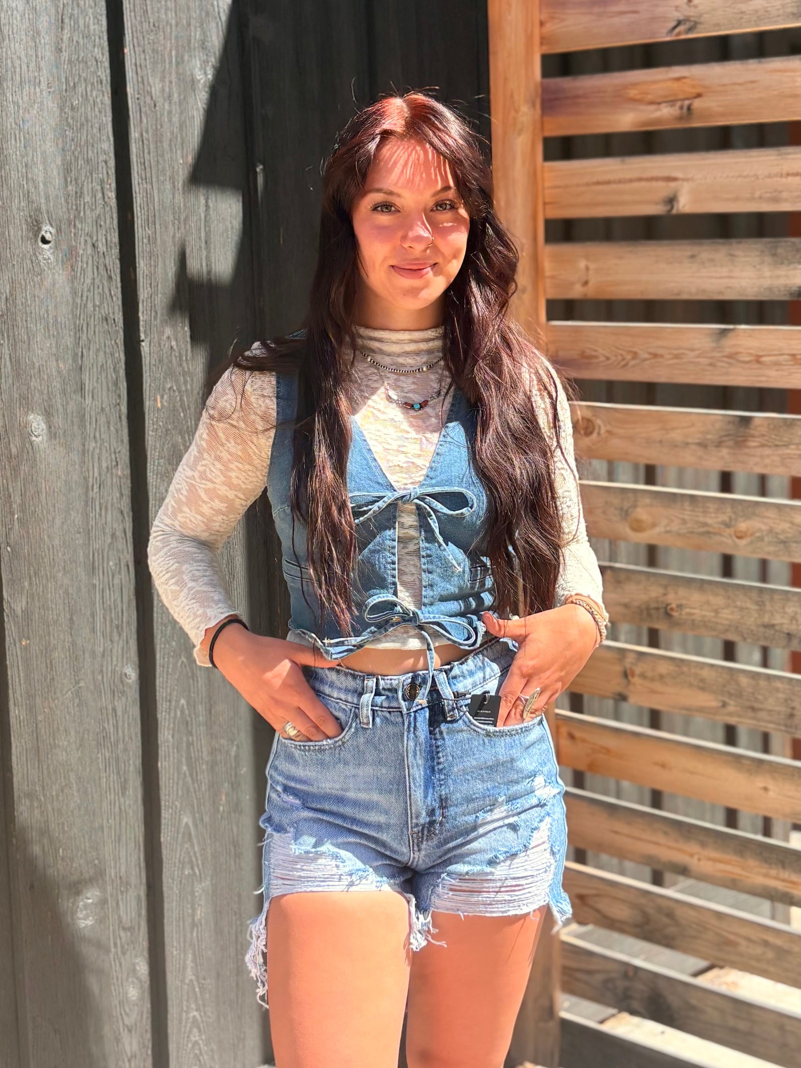 Raw Edge Rebel Denim Shorts