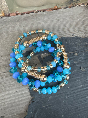 Cowgirl Charm Bracelet Set