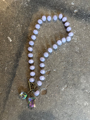 PREORDER - Drops of Jupiter Faceted Crystal Toggle Necklace (custom made to order) ~ PREORDER ETA Shipping 2/10-2/18