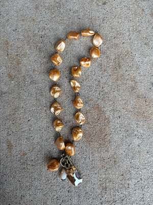 Drops of Jupiter Faceted Crystal Toggle Necklace (custom made to order)