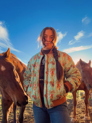The Buckin’ Bronco Bomber Jacket