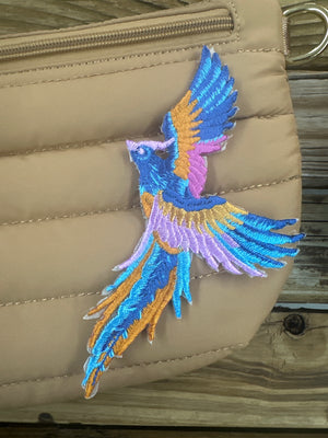 Soaring High Double Phoenix Patch Puff Mommy Sling Bags