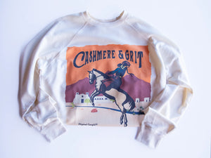 Cashmere and Grit Sweatshirt (made to order) RBR
