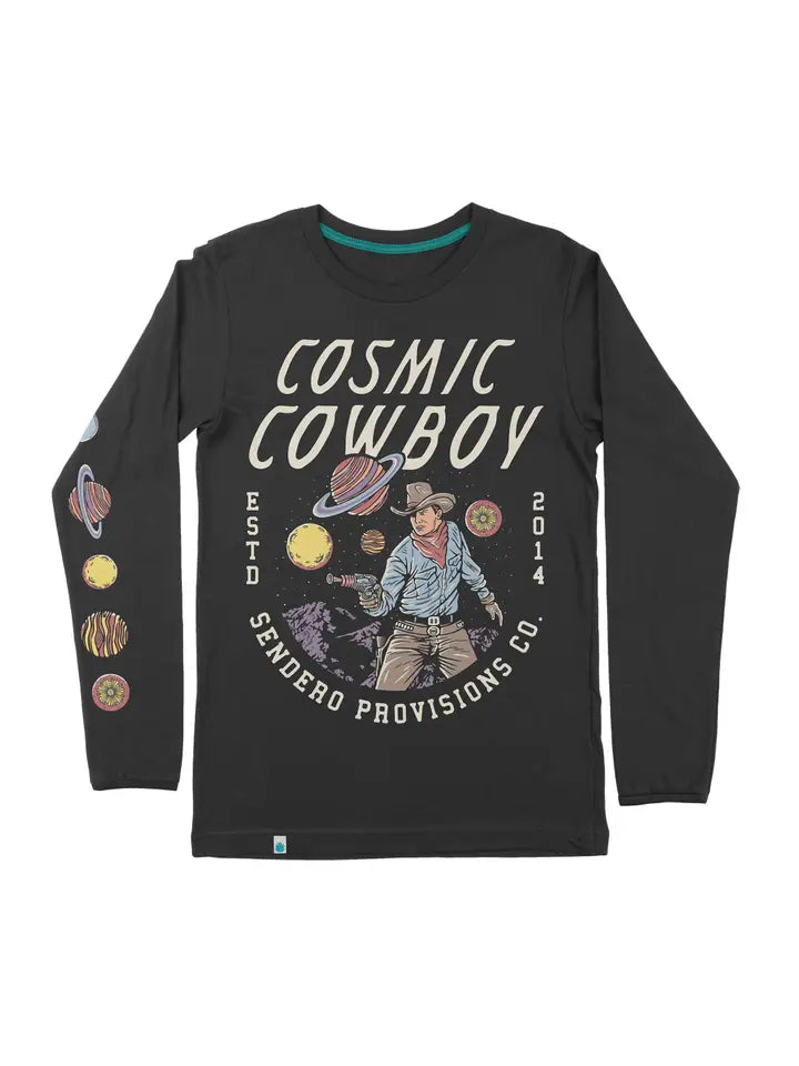 Sendero Provisions Cosmic Cowboy Long Sleeve T-Shirt