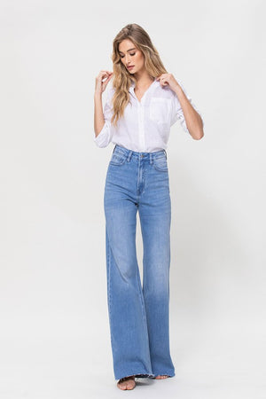 One Step Ahead High Rise Non Distressed Wide Leg Jeans (DS) FG VFM