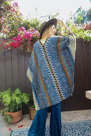 Dream Weaver Crochet Ruana Wrap Kimono