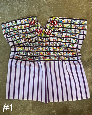 Hand Embroidered Guatemalan  Huipils