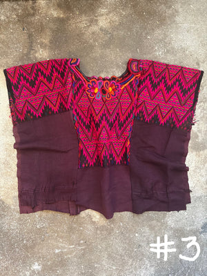 Hand Embroidered Guatemalan  Huipils