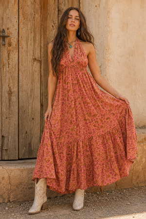 Love Is A Wild Thing Flowy Tiered Maxi Dress - PREORDER