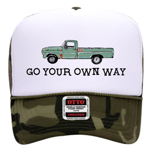 Go Your Own Way Custom Trucker Hat