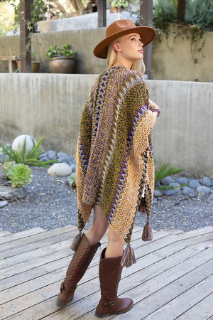 Dream Weaver Crochet Ruana Wrap Kimono