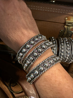 Sister Honey Silver Bangle