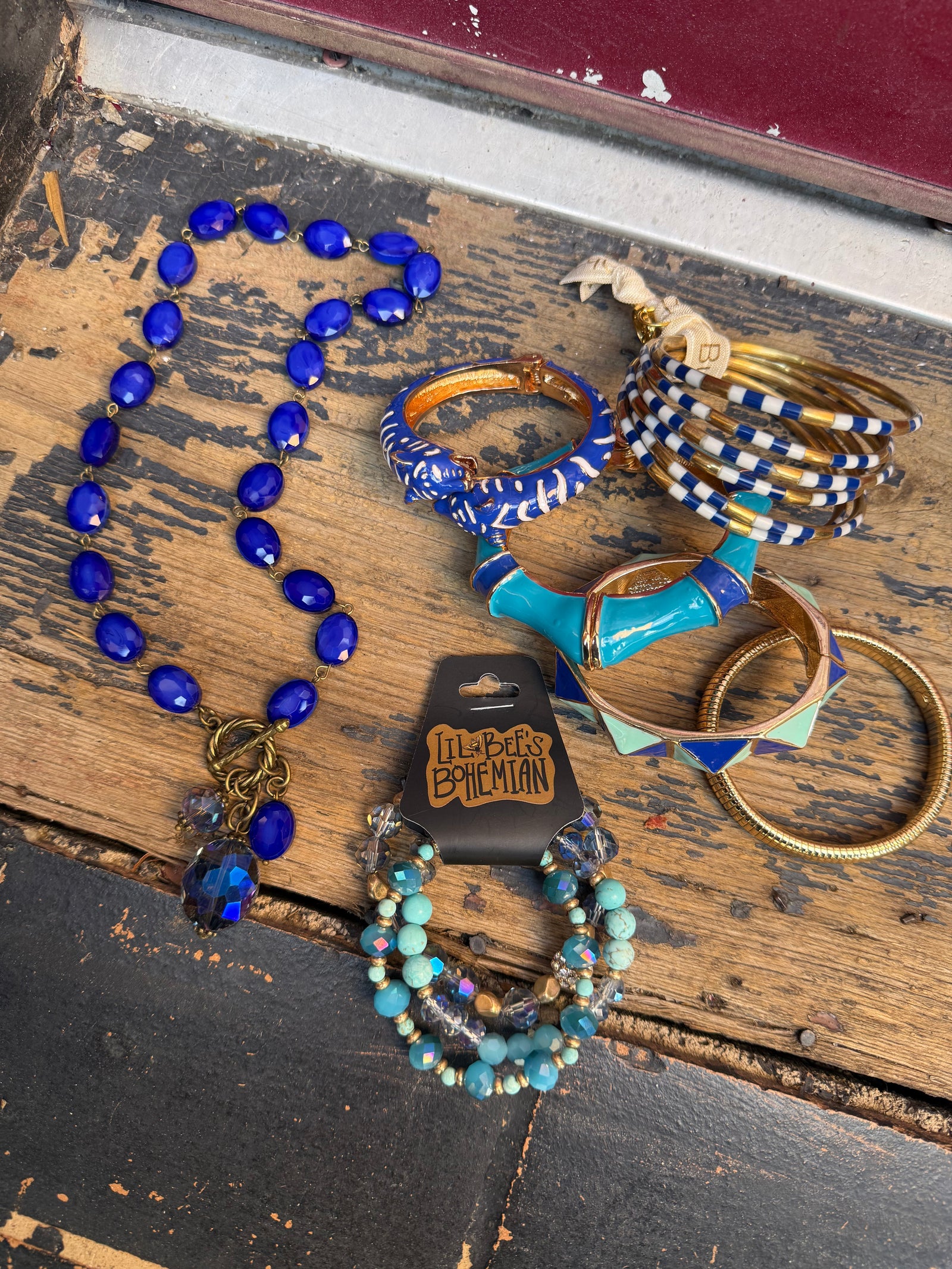 Tangled Up In Blue Jewelry Set