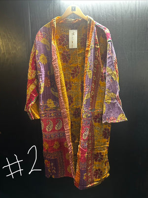 Sugaree Handmade Reversible Kantha Quilt Duster