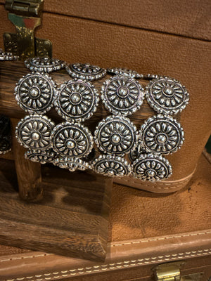 Sorcerer Silver Concho Bangle