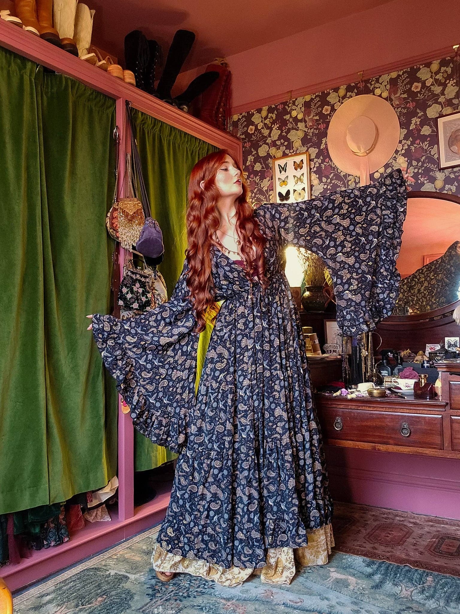 Save My Soul Flowy Butterfly Sleeve Duster Cardigan - PREORDER