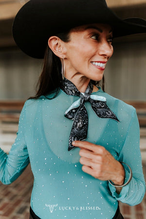 Wild Heart Silk Twilly Scarf