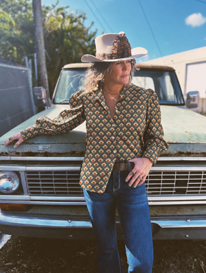 Vagabond Retro Tulip Blouse ~ PREORDER NOVEMBER 2026