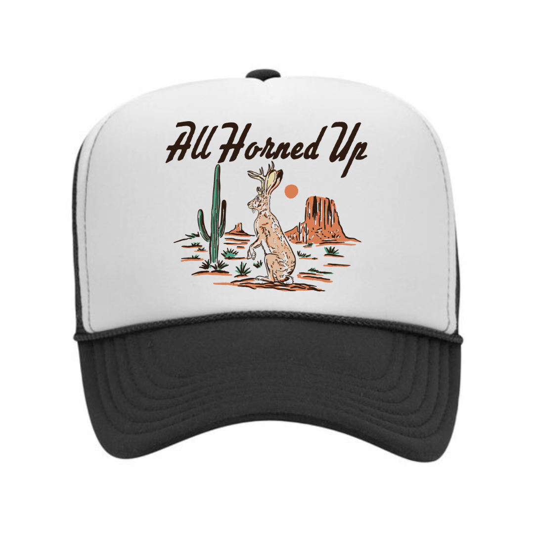 All Horned Up Trucker Hat (made to order) LC