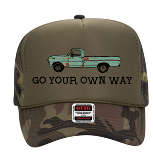 Go Your Own Way Custom Trucker Hat
