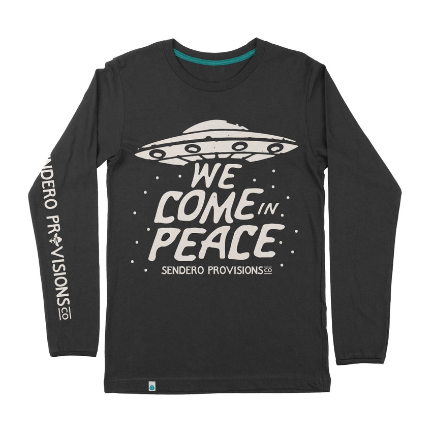 Sendero Provisions WE COME IN PEACE Long Sleeve T-Shirt