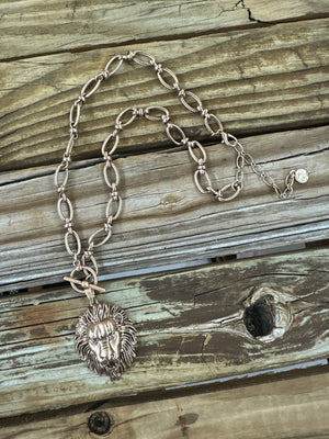 Lioness Chain Link Necklace