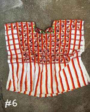 Hand Embroidered Guatemalan  Huipils