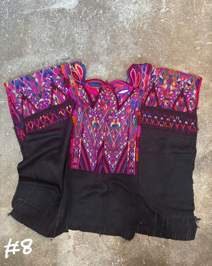 Hand Embroidered Guatemalan  Huipils