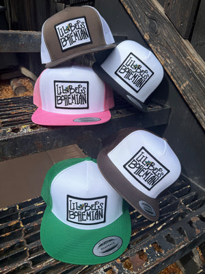Lil Bee's Bohemian Embroidered Patch Trucker Hat