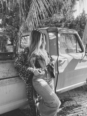 PREORDER Rebel Yell Horse & Leopard Print Reversible Duster PREORDER MARCH/APRIL 2026