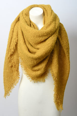 Sundown Mohair Square Scarf