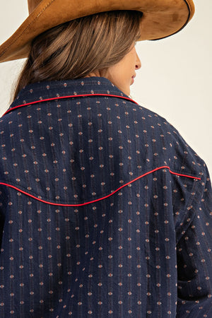 Song Of The South Western Embroidered Button Down Shirt